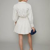 Nico Striped Button Up Mini Dress