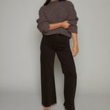 Jessie Relaxed High Neck Ribbed Sweater