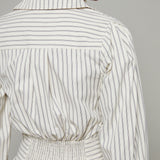 Nico Striped Button Up Mini Dress