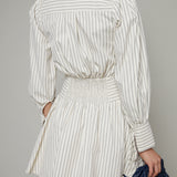 Nico Striped Button Up Mini Dress