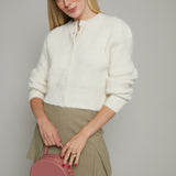 Bailey Ribbed Cropped Cardigan