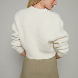 Bailey Ribbed Cropped Cardigan