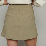 Meena Tailored Mini Skirt