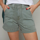 Valerie High Rise Utility Short - Bluff