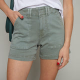 Valerie High Rise Utility Short - Bluff