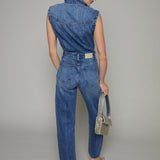 Nahla Sleeveless Barrel Leg Jumpsuit - Fairview