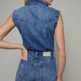 Nahla Sleeveless Barrel Leg Jumpsuit - Fairview