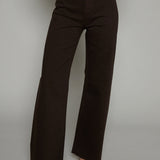 Lana High Rise Wide Leg Jeans - Mocha