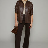 Meredith Faux Leather Jacket