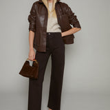 Lana High Rise Wide Leg Jeans - Mocha