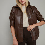 Meredith Faux Leather Jacket