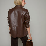 Meredith Faux Leather Jacket