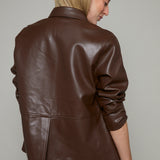 Meredith Faux Leather Jacket