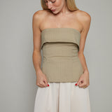 Gracie Mixed Media Midi Dress