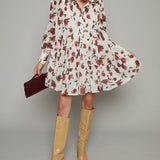 Giselle Floral Babydoll Button Down Dress