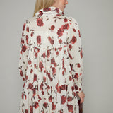 Giselle Floral Babydoll Button Down Dress