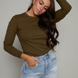 Destiny Lightweight Rib Knit Top - Admiral