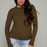 Destiny Lightweight Rib Knit Top - Admiral