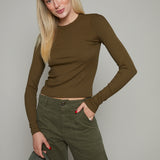 Destiny Lightweight Rib Knit Top - Admiral