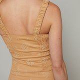 Amina Embroidered Square Neck Top
