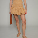 Evie Embroidered Bubble Mini Skirt