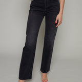 Chloe Super High Rise Straight Jeans - Stormy