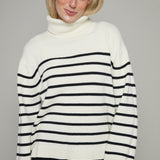 Ellis Striped Turtleneck Sweater