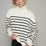 Ellis Striped Turtleneck Sweater