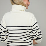 Ellis Striped Turtleneck Sweater