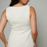 Adele Flare Tweed Vest