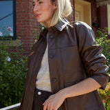 Meredith Faux Leather Jacket