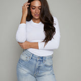 Sullivan Organic Rib Tee - White