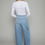 Denver High Rise Relaxed Bowed Leg Jean - Qualifier