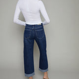Davis Mid Rise Cuffed Straight Jean - Cultivate