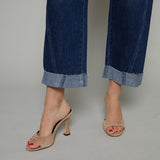 Davis Mid Rise Cuffed Straight Jean - Cultivate