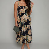 Lucinda Floral Corset Midi Dress