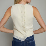 Aria Mock Neck Sweater Vest