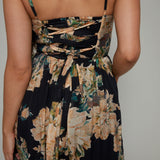 Lucinda Floral Corset Midi Dress