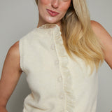 Aria Mock Neck Sweater Vest