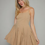 Dawn Pleated Mini Dress