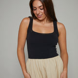 Shawna Crochet Mixed Media Midi Dress