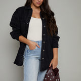 Taryn Organic Denim Shacket