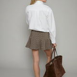 Bethany Tie Collar Button Front Shirt
