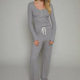 Taylor Striped Modal Rib Henley