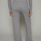 Allegra Striped Modal Rib Pants