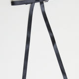 Ribbon Bow Hair Clip - Black