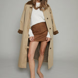 Renata Suede Mini Skirt