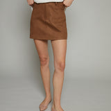 Renata Suede Mini Skirt
