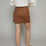 Renata Suede Mini Skirt