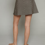 Talia Abstract Knit Mini Skirt